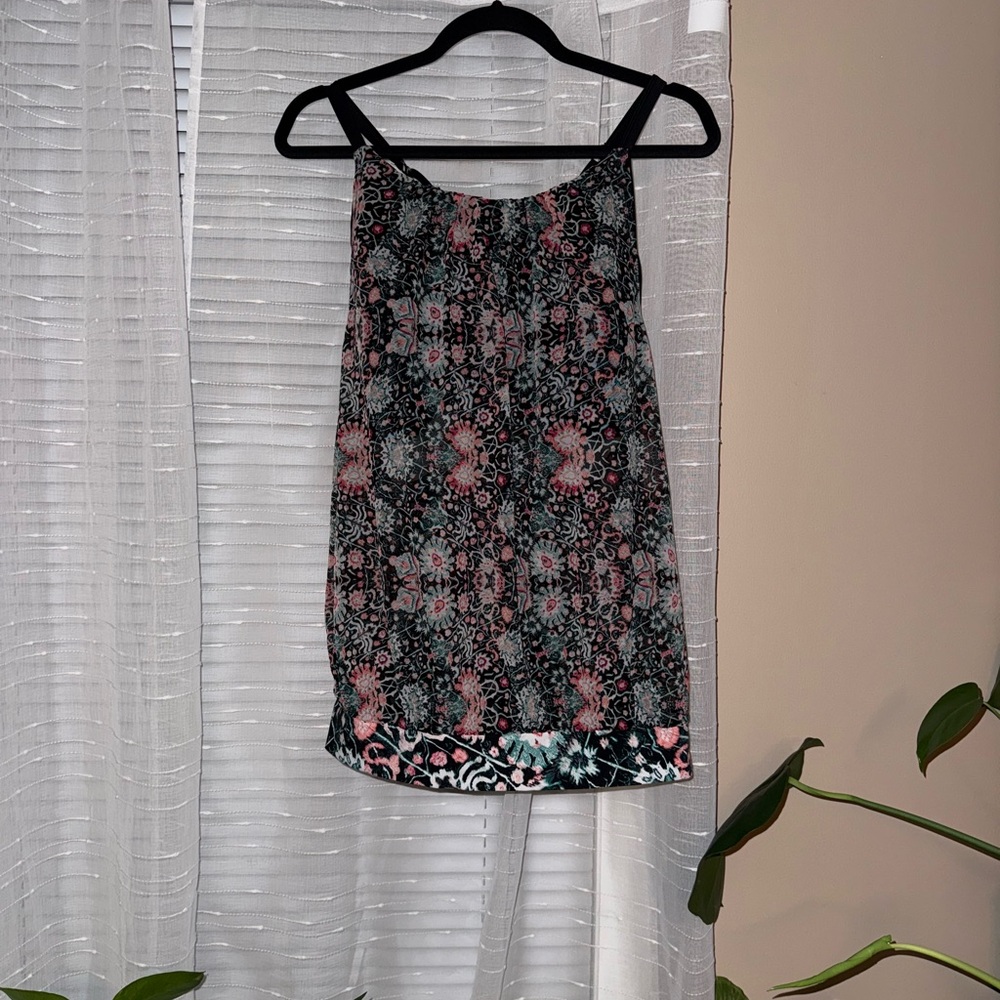 Cacique Tankini Swimwear with Floral Accents
